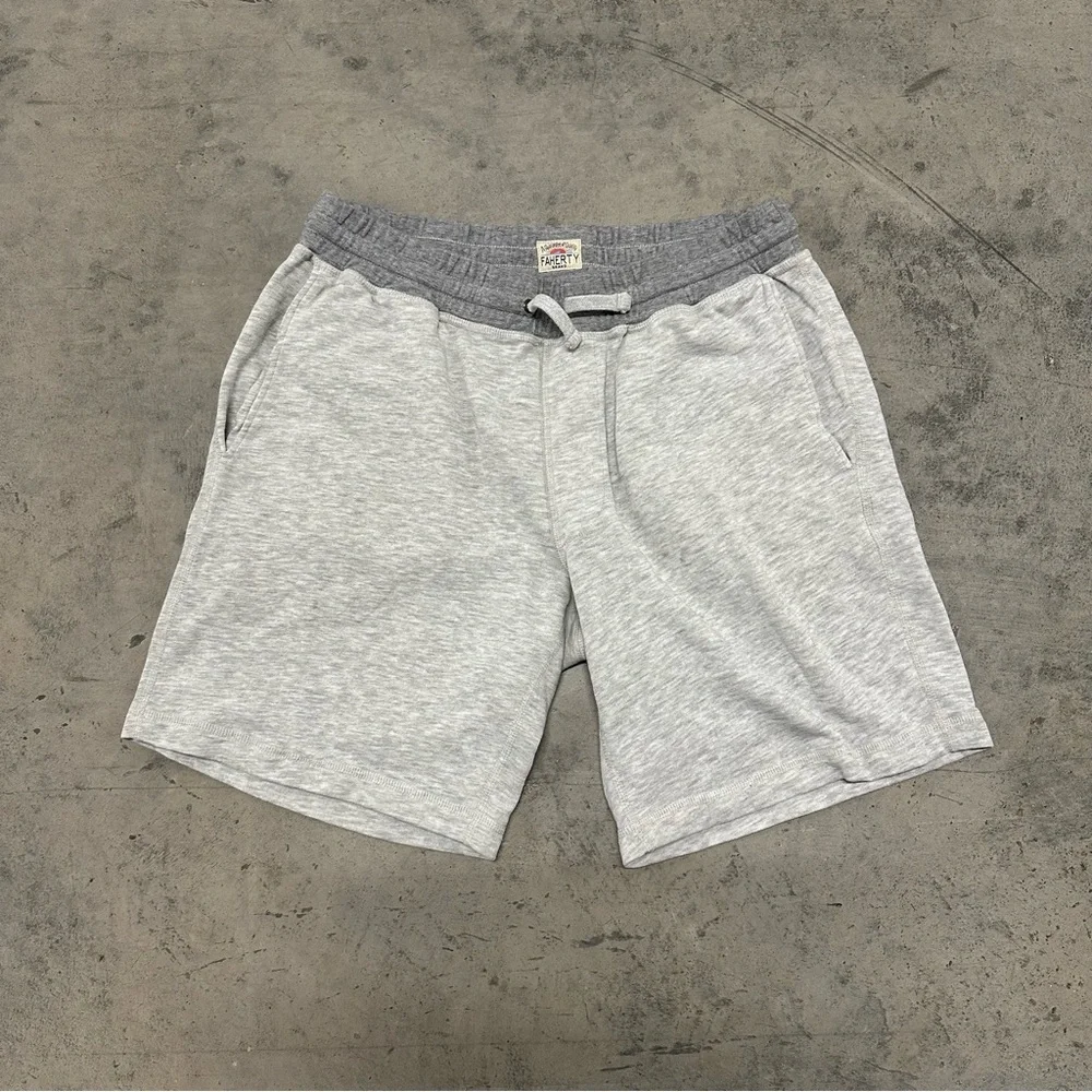Faherty Men’s Whitewater Sweat Shorts Gray
